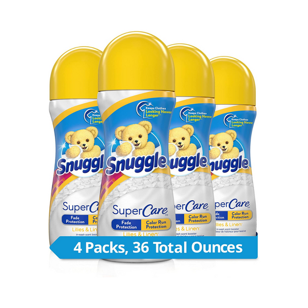 4-Pack Snuggle SuperCare in-Wash Scent Booster