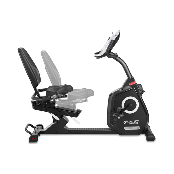 Circuit Fitness Recumbent Magnetic Exercise Bike