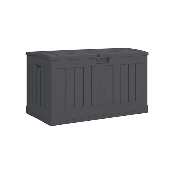 Suncast 50-Gallon Outdoor Resin Patio Deck Storage Box with Seat