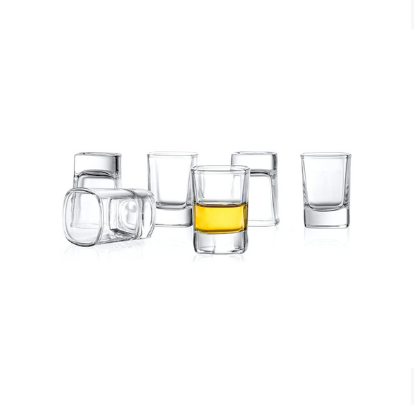 6-Pack Heavy Base Shot Glass Set