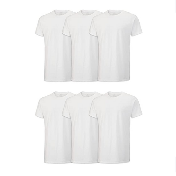 6 Fruit of the Loom Men's T-Shirts