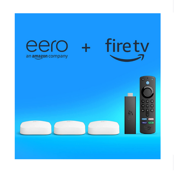 3 Pack of Amazon eero Pro 6 System FireTV Stick 4K Max Bundle