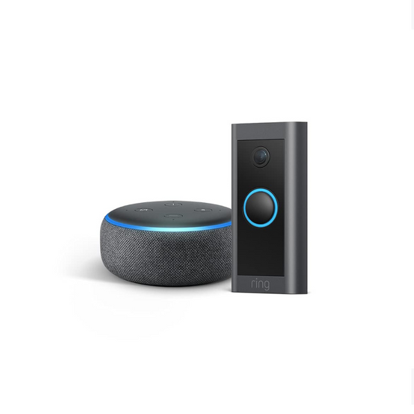 Ring Video Doorbell cableado con Echo Dot GRATIS