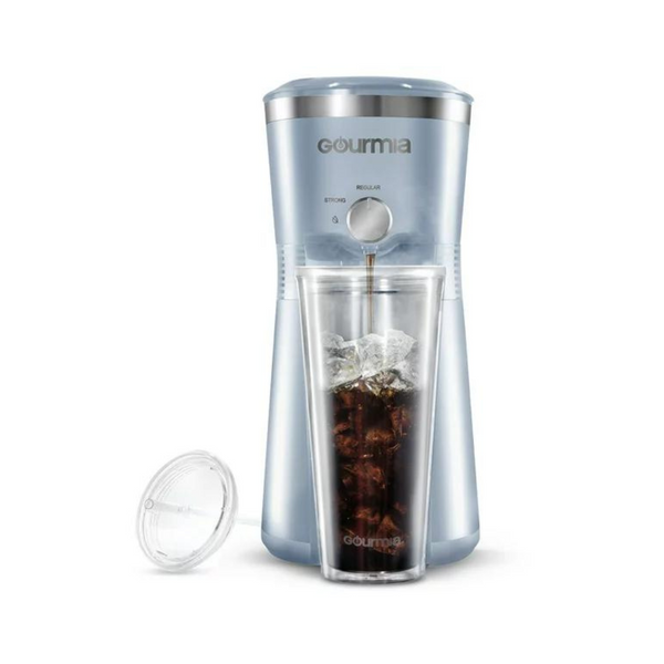 Gourmia Iced Coffee Maker with 25-Oz Reusable Tumbler