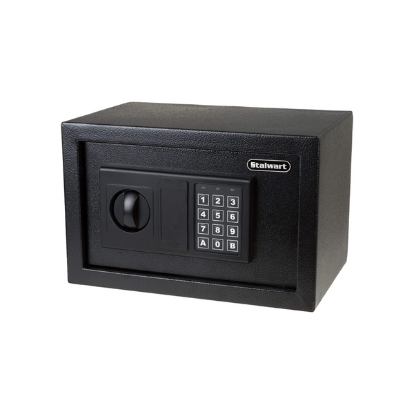 Stalwart Electronic Digital Steel Safe Box With LED Keypad And Manual Override Key