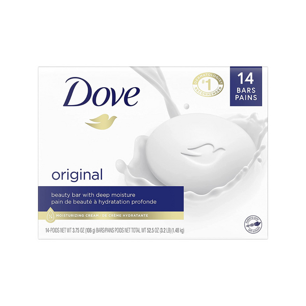 14 Dove Original Beauty Soap Bars