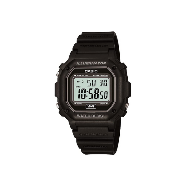 Casio Unisex F-108WH-1ACF Big Square Digital Display Quartz Black