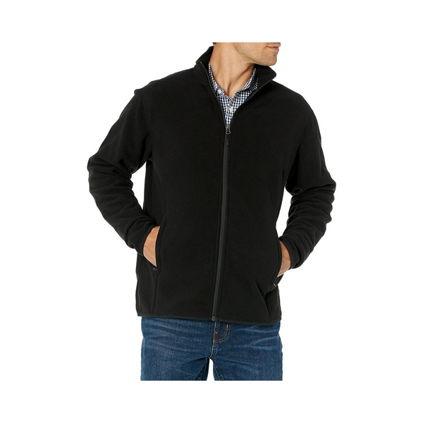 Amazon Essentials Chaqueta polar con cremallera completa para hombre