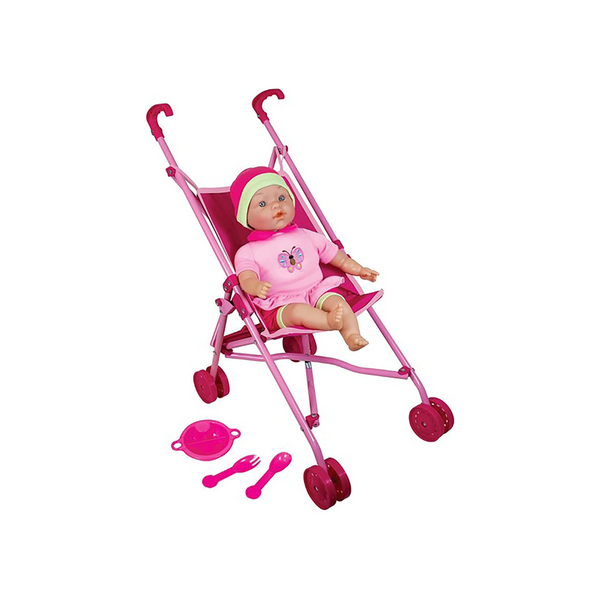 Umbrella Stroller Set with 16-Inch Doll