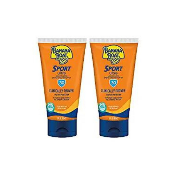 Paquete de 2 lociones de protección solar de amplio espectro Banana Boat Sport Ultra SPF 30