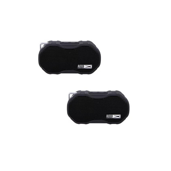 2-Pack Altec Lansing Baby Boom XL Waterproof Speaker (Black or Blue)