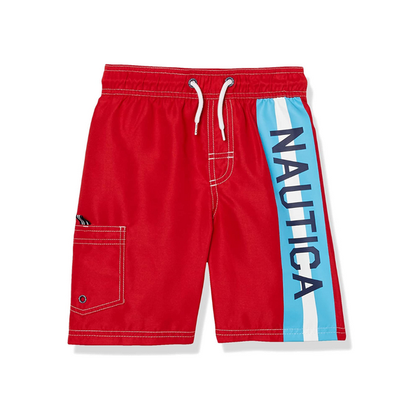 Nautica Boys’ Swim Trunks With UPF 50+ Sun Protection