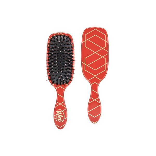 Wet Brush Shine Enhancer Paddle Brush, Terracota - Cepillo para desenredar el cabello con cerdas ultra suaves