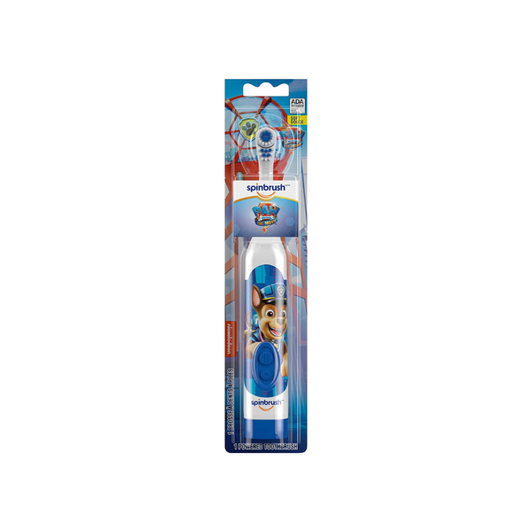 Paw Patrol Arm &amp; Hammer Kids Spinbrush Cepillo de dientes eléctrico con batería