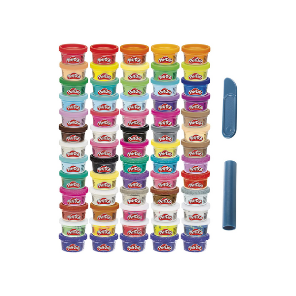 Play-Doh Ultimate Color Collection, paquete de 65 compuestos para modelar, no tóxico, latas de tamaño divertido de 1 onza