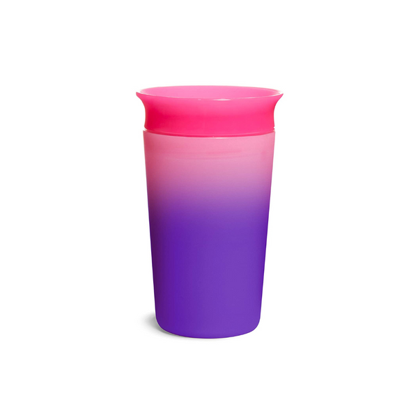 Munchkin Miracle 360 ​​Vaso que cambia de color, 9 onzas (rosa o azul)