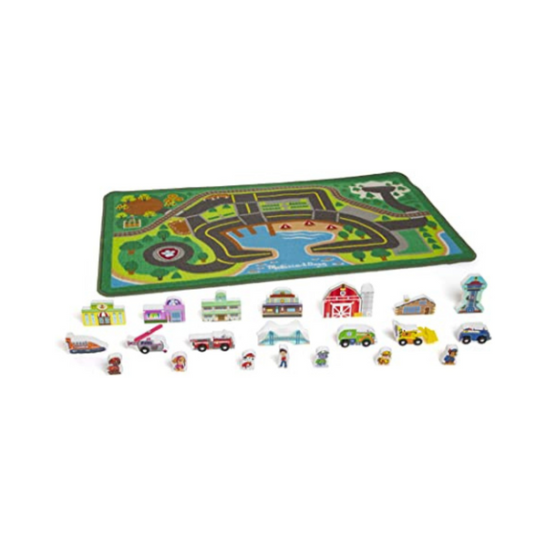 Melissa &amp; Doug Alfombra de actividades PAW Patrol con accesorios