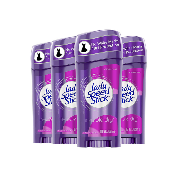 4-Pack of Lady Speed Stick Invisible Dry Antiperspirant Deodorant