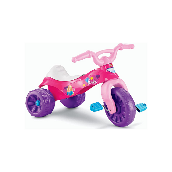 Fisher-Price Barbie Tough Trike, triciclo de juguete para niños pequeños con compartimento de almacenamiento