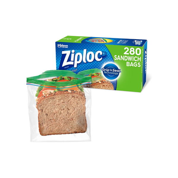 Ziploc Sandwich and Snack Bags for On the Go Freshness