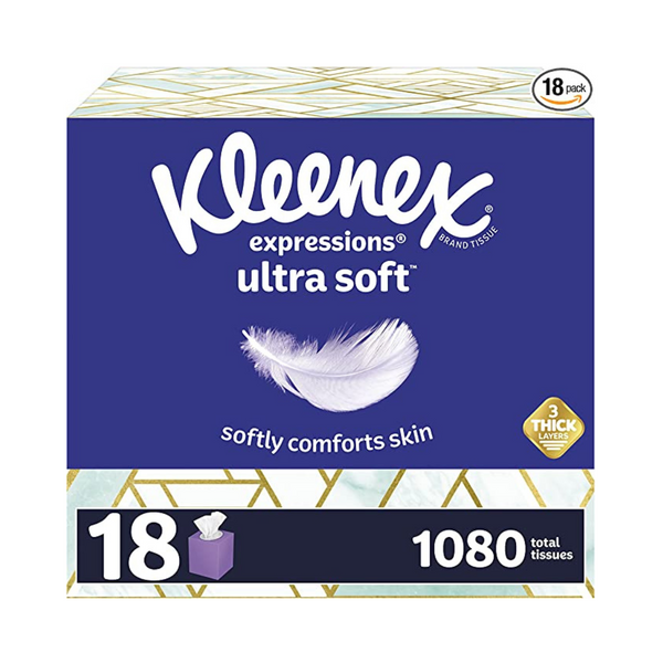 18 Cajas Cube Kleenex Expressions Pañuelos Faciales Ultra Suaves