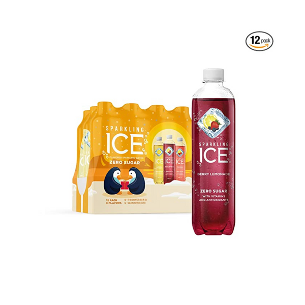 12 Bottles of Sparkling Ice Lemonade Variety Pack