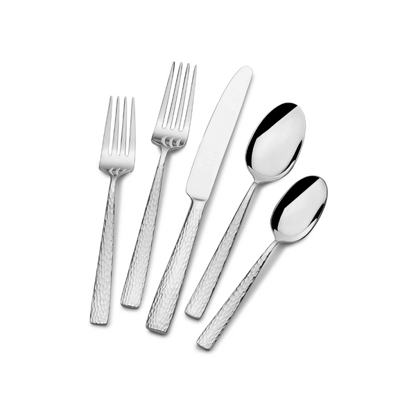 Mikasa Oliver Gleam 65-Piece 18/10 Stainless Steel Flatware Set with