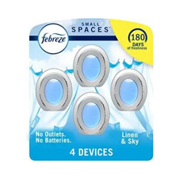 Pack de 4 ambientadores enchufables Febreze Small Spaces (2 aromas)