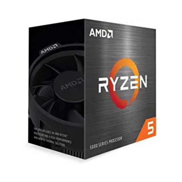 Procesador de escritorio AMD Ryzen 5 5500 de 6 núcleos y 12 hilos con enfriador Wraith Stealth