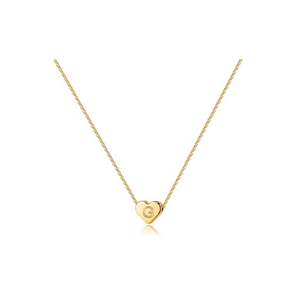 14k Gold Filled Initial Necklaces for Women Kids (All Abc's)