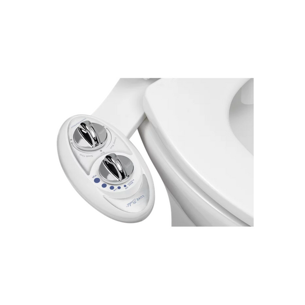 LUXE Non-Electric Manual Dual-Nozzle Self-Cleaning Bidet Attachment