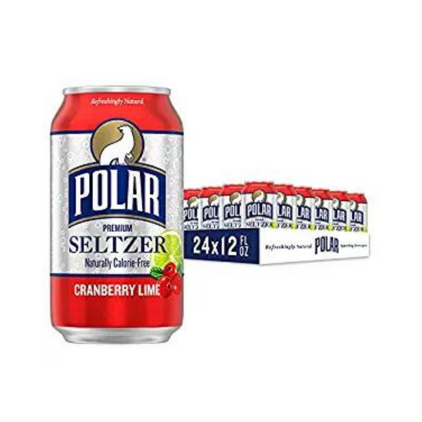 24 latas de Polar Seltzer (5 sabores)