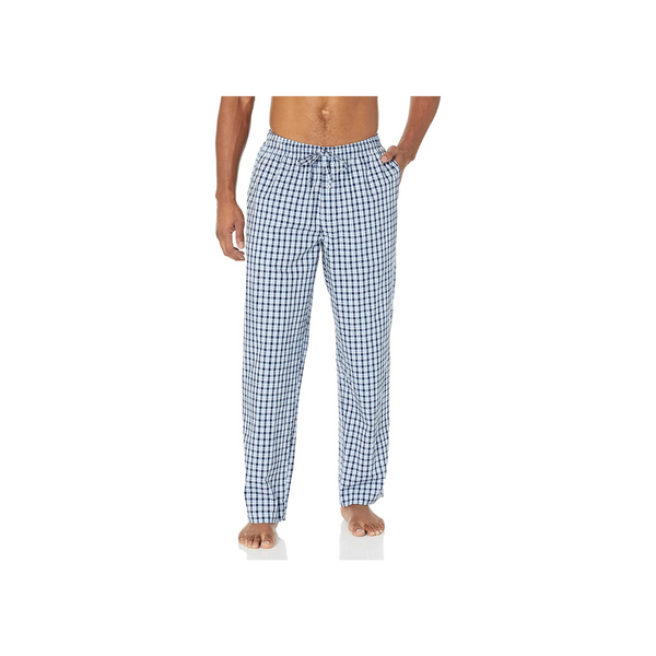 Amazon Essentials Pantalón de pijama tejido de corte recto para hombre