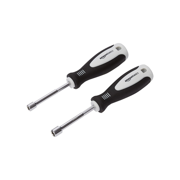 2-Piece Amazon Basics Nut Driver Set (6mm and 8mm)