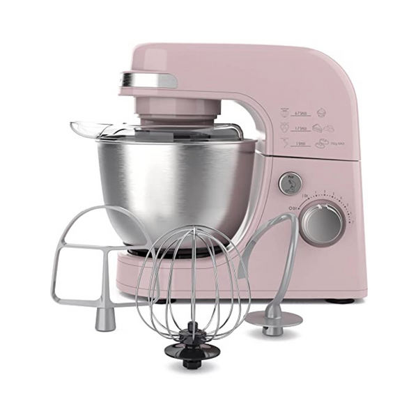 Hamilton Beach 4-Quart Electric Stand Mixer with Dough Hook, Whisk & Flat Beater Attachments