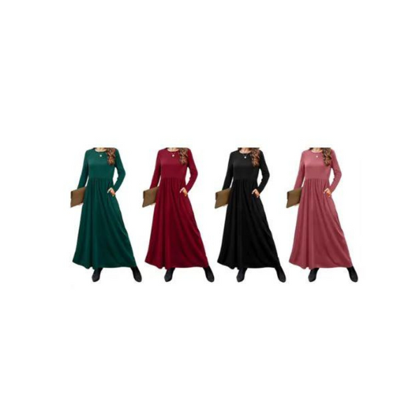 Long Sleeve Maxi Dress for Women