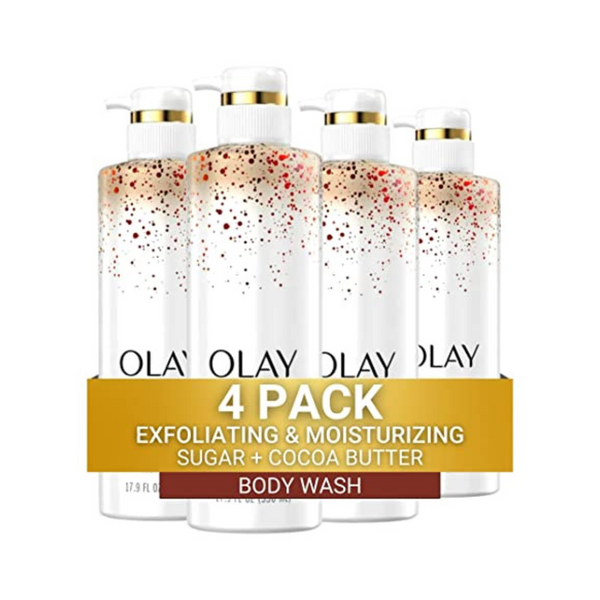 4 Bottles of Olay Exfoliating & Moisturizing Women’s Body Wash