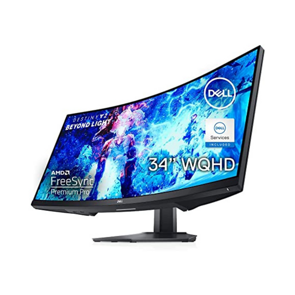 Monitor para juegos LED curvo FreeSync VA de 34" Dell de 144 Hz