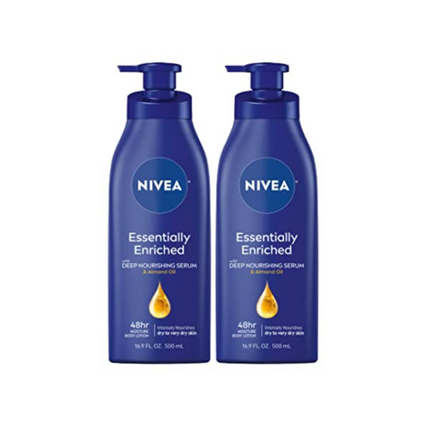 Pack de 2 Lociones Corporales Enriquecidas Esencialmente NIVEA