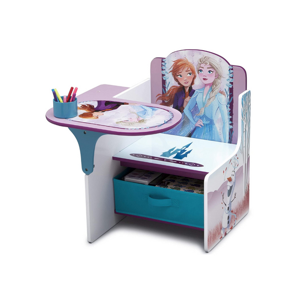 Silla de escritorio para niños Delta Disney Frozen con contenedor de almacenamiento