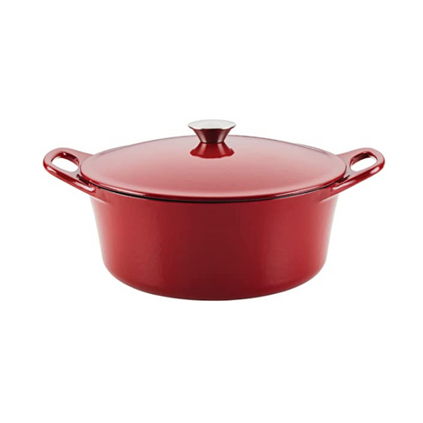 Rachael Ray Enameled Cast Iron Dutch Oven/Casserole Pot with Lid