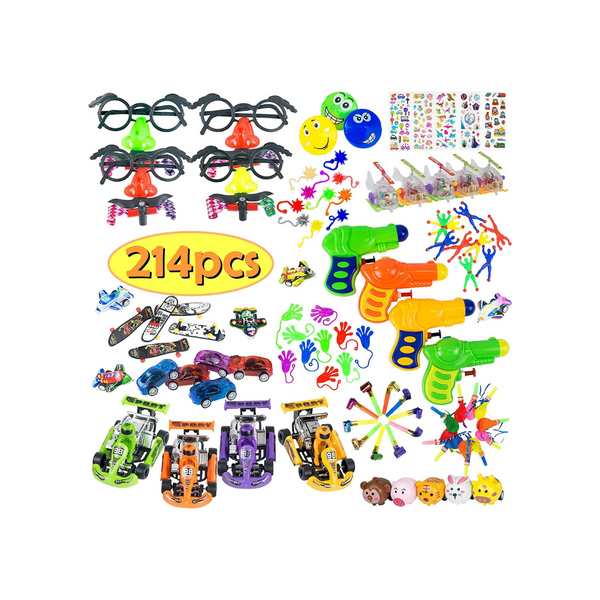 214Pcs Party Favors for Kids