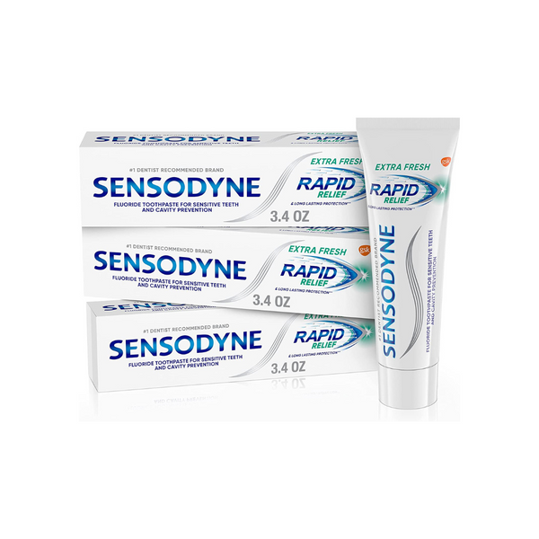 6-Count 3.4-Oz Sensodyne Rapid Relief Sensitive Toothpaste (Extra Fresh)