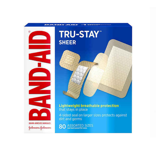 80 Band-Aid Assorted Sizes Bandages