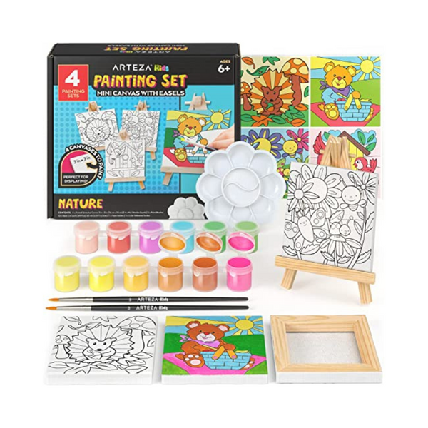 Arteza Kit de pintura de naturaleza para niños