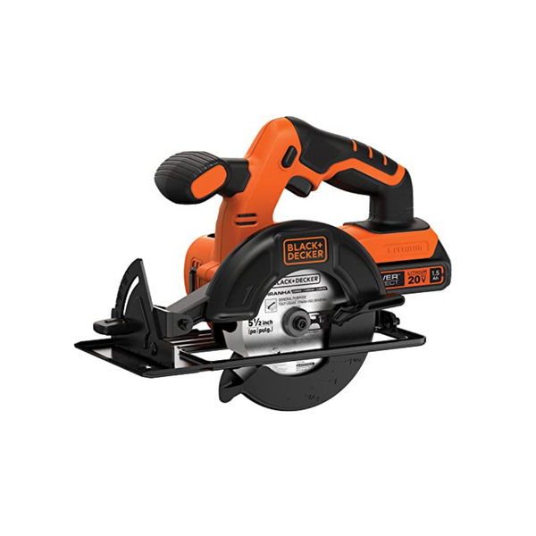 Sierra circular inalámbrica Black+Decker 20V Max Poweconnect de 5-1/2 pulgadas