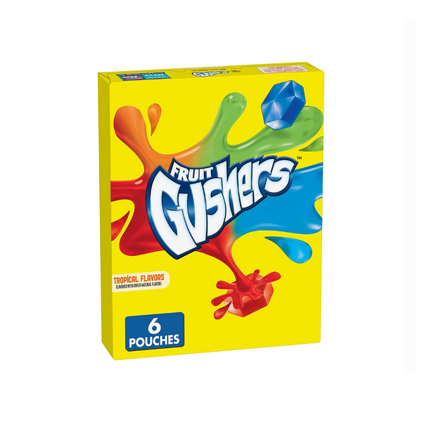 6 Gushers Fruit Flavored Snacks