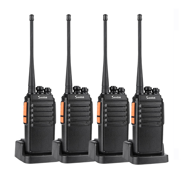 4 Long Range Two Way Radios with Earpieces