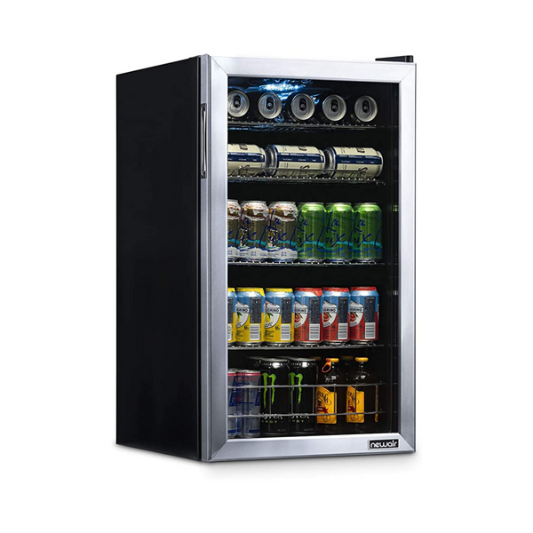 Refrigerador y refrigerador independiente para bebidas con puerta de vidrio NewAir