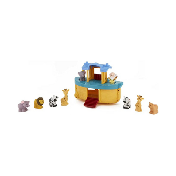 Fisher-Price Little People Set de juego Arca de Noé con 9 figuras